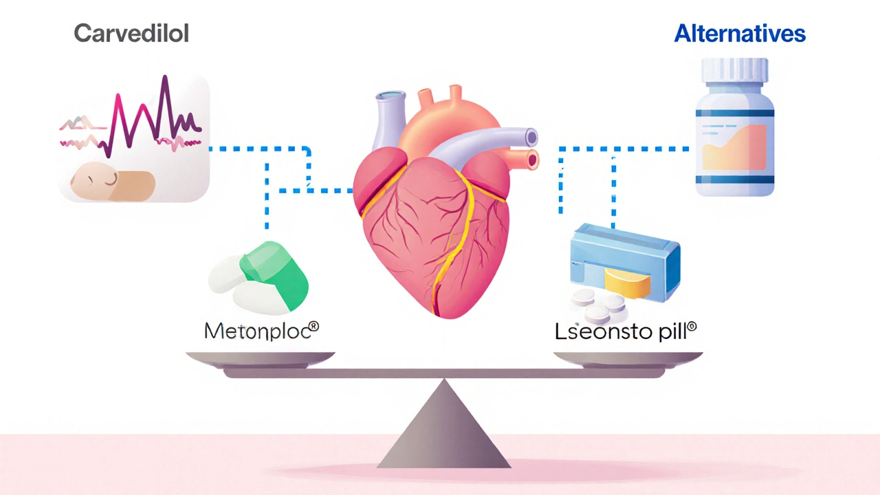 Compare Coreg (Carvedilol) with Alternatives: What Works Best for Your Heart