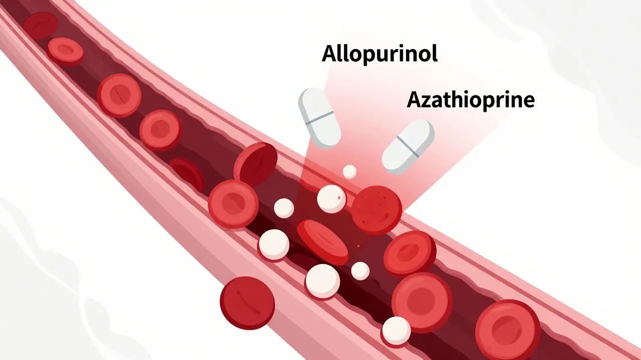 Gout Medications: Allopurinol and Azathioprine Interaction Risks