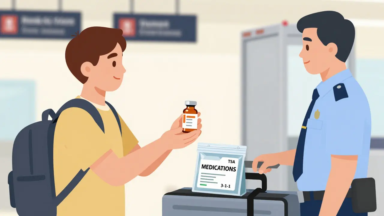 How to Clear Security with Liquid Medications and Supplies at Airports